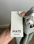 MATE The Label Regenerative Hemp Cotton Knit Green T - Shirt