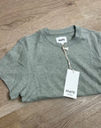 MATE The Label Regenerative Hemp Cotton Knit Green T - Shirt