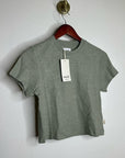 MATE The Label Regenerative Hemp Cotton Knit Green T - Shirt