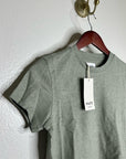 MATE The Label Regenerative Hemp Cotton Knit Green T - Shirt