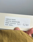AMO 100% Cotton Collared Carole Shirt in Scotch