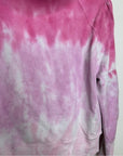 LoveShackFancy 100% Cotton Pink Tie Dye Kirby Hooded Sweatshirt
