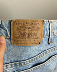 Vintage Levi's 100% Cotton Orange Tab 550 Student Fit Tapered Straight Leg Jean