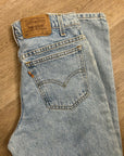 Vintage Levi's 100% Cotton Orange Tab 550 Student Fit Tapered Straight Leg Jean
