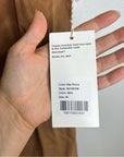 MATE The Label 100% Linen Midi Slip Dress in Sedona