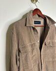 Abercrombie & Fitch 100% Cotton Corduroy Oversized Button Down Shirt Jacket