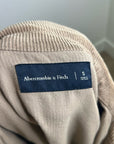 Abercrombie & Fitch 100% Cotton Corduroy Oversized Button Down Shirt Jacket