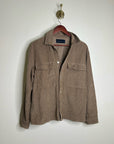 Abercrombie & Fitch 100% Cotton Corduroy Oversized Button Down Shirt Jacket