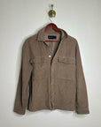 Abercrombie & Fitch 100% Cotton Corduroy Oversized Button Down Shirt Jacket