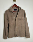 Abercrombie & Fitch 100% Cotton Corduroy Oversized Button Down Shirt Jacket