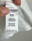 Nation LA 100% Cotton Jen Gold Button Down Puff Sleeve Top in White