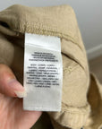 Ralph Lauren 100% Linen Wide Leg Drawstring Pull on Pant in Birch Tan