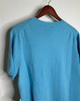 Vintage Talbots 100% Cashmere Blue Short Sleeve Knit T- Shirt Top