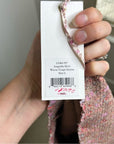 LoveShackFancy 100% Cotton Floral Anguilla Skirt in Warm Taupe