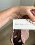 LoveShackFancy 100% Cotton Floral Anguilla Skirt in Warm Taupe