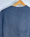 Unsubscribed 100% Cashmere Black Button Down Cardigan Boyfriend Sweater