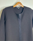 Eileen Fisher 100% Wool Long Line Cardigan Sweater Jacket