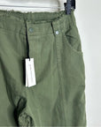 Unsubscribed 100% Cotton Green Tapered Utility Style Pant