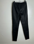 St. John 100% Leather Black Legging Pant