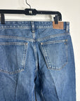 Madewell 100% Cotton Denim The Darted Barrel Leg Jean Medium Wash