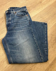 Madewell 100% Cotton Denim The Darted Barrel Leg Jean Medium Wash