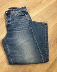 Madewell 100% Cotton Denim The Darted Barrel Leg Jean Medium Wash