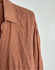 Vitamin A 100% Linen Oversized Playa Button Down Shirt
