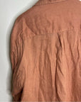Vitamin A 100% Linen Oversized Playa Button Down Shirt