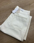 Outerknown 100% Organic Cotton Sea Jeans Dune High Rise Straight Jean Cream