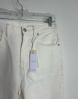 Outerknown 100% Organic Cotton Sea Jeans Dune High Rise Straight Jean Cream