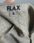 FLAX 100% Linen Tan Neutral Lagenlook Oversized Shift Tank Dress
