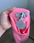 J. Crew 100% Cashmere Perfect Cashmere Cardigan in Neon Vivid Coral