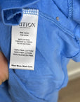 Nation LA 100% Pima Cotton Cleo Drop Waist Midi Tank Dress in Blue