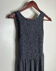 Nation LA 100% Pima Cotton Clementine Smocked Midi Dress Navy