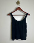 MATE The Label 100% Organic Cotton Black Lightweight Tank Top