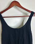 MATE The Label 100% Organic Cotton Black Lightweight Tank Top