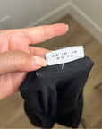 AKRIS Punto 100% Wool Black Two Layer V - Neck Sweater