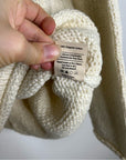 MATE The Label 100% Organic Cotton Knit Frise Neck Pullover Sweater