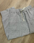 POETRY 100% Linen Neutral Textured Barrel Leg Pull On Drawstring Pant