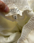 Nation LA 100% Cotton Abigail Split Hem Pull on Sweatpants in Porcelain