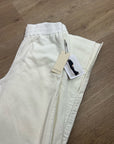 Nation LA 100% Cotton Abigail Split Hem Pull on Sweatpants in Porcelain