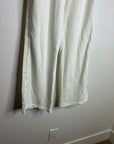 Nation LA 100% Cotton Abigail Split Hem Pull on Sweatpants in Porcelain