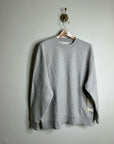 MATE The Label 100% Organic Cotton Fleece Oversized Sweatshirt Heather Gray