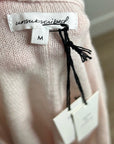 Unsubscribed 100% Cashmere V - Neck Oversized Pale Pink Sweater