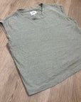 MATE The Label Regenerative Hemp Muscle Tank in Fir Sage Green