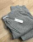 Unsubscribed 100% Cashmere Gray Jogger Sweater Pant Relaxed Fit