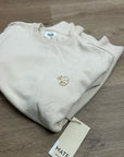 MATE The Label 100% Organic Cotton Fleece Oversized Sweatshirt Croissant