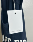 Anine Bing 100% Cotton Jaylin Collegiate Tee In Navy Blue