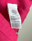 J. Crew x Baird McNutt 100% Irish Linen Étienne Oversized Button Down Shirt Pink
