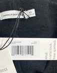 100% Cashmere Black Jogger Style Drawstring Pull on Pant Unsubscribed